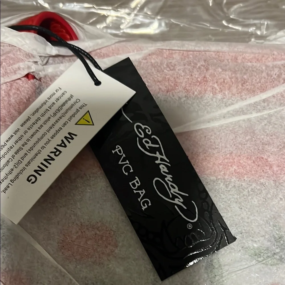 Ed Hardy clear tote